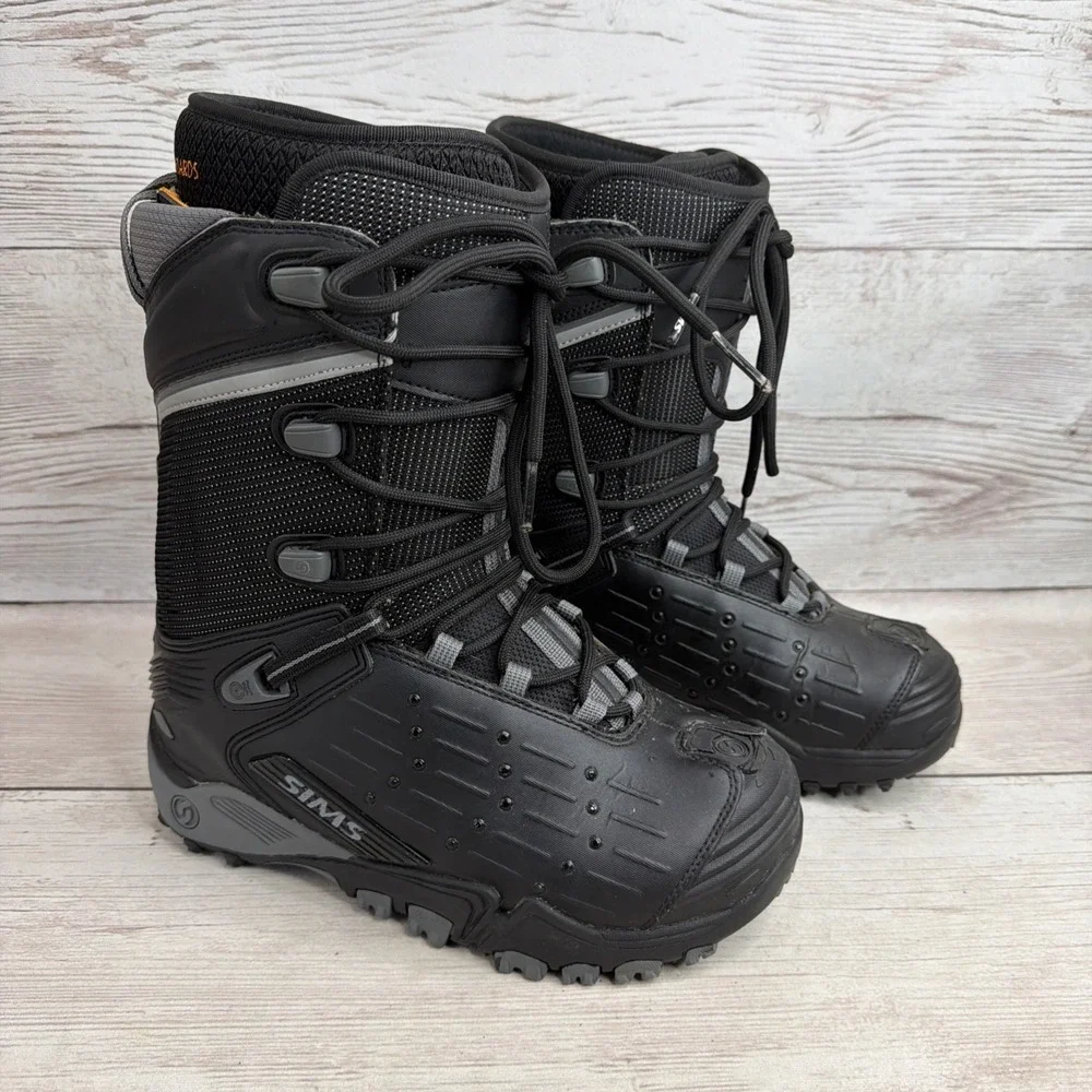 Vintage 2008 SIMS WRATH Snowboard Boots US Men's SIze 10 Excellent!